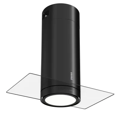 Beretta Premium Inselabzugshaube App Ab-/Umluft 544m³/h LED Aktivkohlefilter Schwarz
