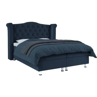 Best For Home Boxbett Blau 160x200 cm