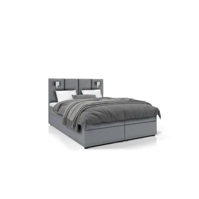 Best For Home Boxbett Blaugrau 200x200 cm