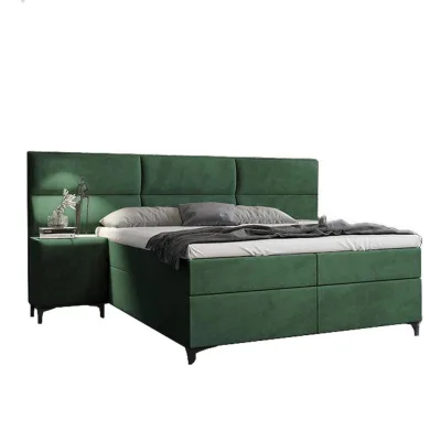 Best For Home Boxbett Dunkelgrün 180x200 cm