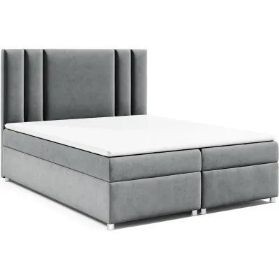 Best For Home Boxbett Grau 160x200 cm