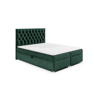 Best For Home Boxbett Grün 160x200 cm