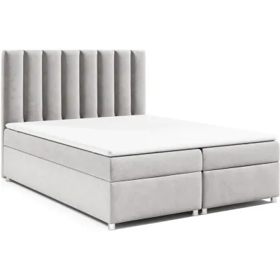 Best For Home Boxbett Silber 180x200 cm