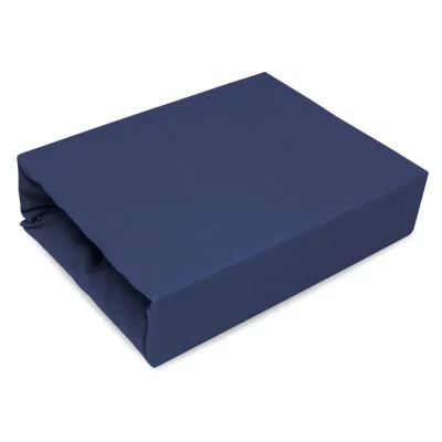 Best For Home Spannbettlaken Blau 140x200 cm
