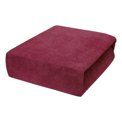 Best For Home Spannbettlaken Bordeaux 90x200 cm