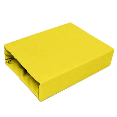 Best For Home Spannbettlaken Gelb 90x180 cm
