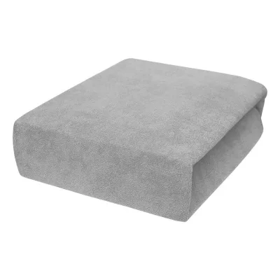Best For Home Spannbettlaken Grau 80x200 cm