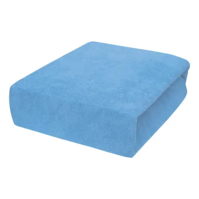 Best For Home Spannbettlaken Hellblau 80x180 cm