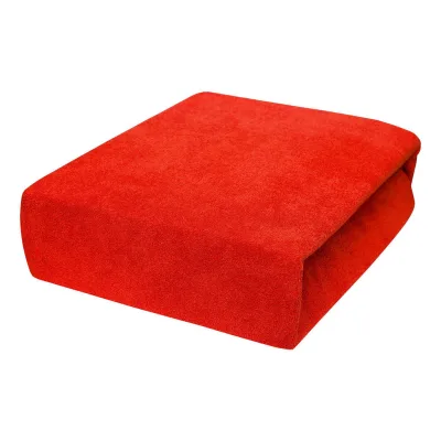 Best For Home Spannbettlaken Rot 90x160 cm