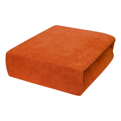Best For Home Spannbettlaken Terracotta 80x180 cm
