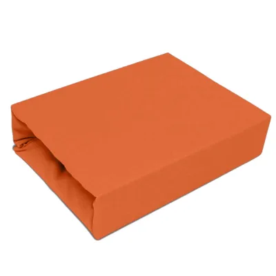 Best For Home Spannbettlaken Terracotta 90x200 cm