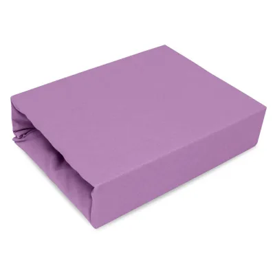 Best For Home Spannbettlaken Violett 70x160 cm