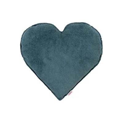 beties Heimtextil Herzkissen Blau 35x40 cm