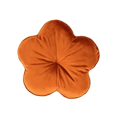 beties Heimtextil Kissen-Blume Dunkelorange 50x50 cm