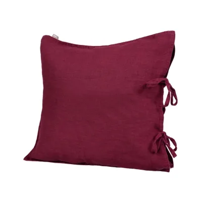 beties Heimtextil Kissenbezug Dunkelrot 40x40 cm