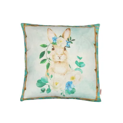 beties Heimtextil Kissenhülle Mehrfarbig, Grün 40x40 cm
