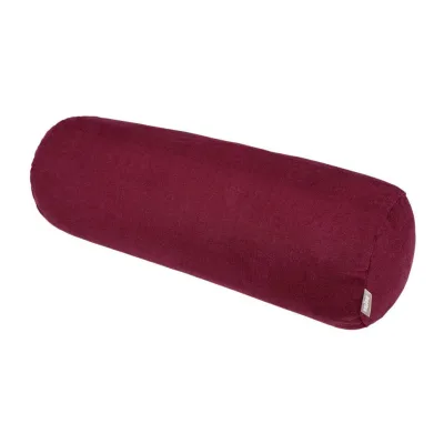 beties Heimtextil Nackenrollenbezug Dunkelrot 15x40 cm