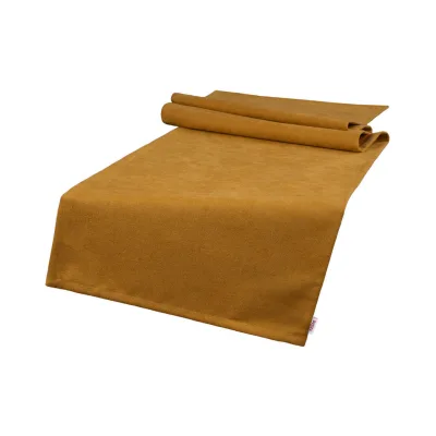 beties Heimtextil Tischläufer Currygelb 40x140 cm