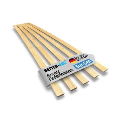 Betten-ABC Ersatz-Federholzleisten Eiche 3.4x140 cm