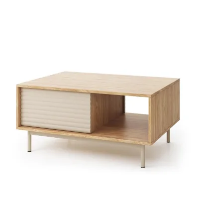 Bettso Couchtisch Braun, Kaschmir 100x47x60 cm