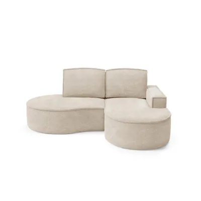 Bettso Ecksofa Beige 210x157 cm