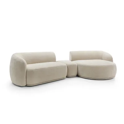 Bettso Ecksofa Beige 357x147 cm