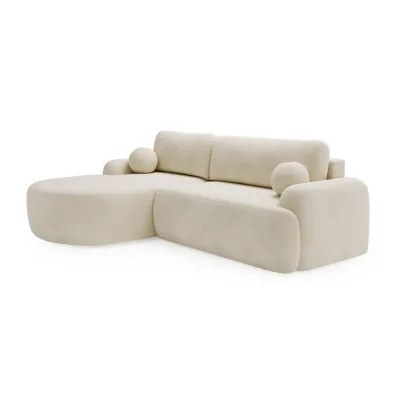 Bettso Ecksofa Creme 261x177 cm