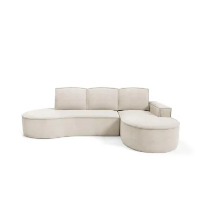 Bettso Ecksofa Creme 277x157 cm