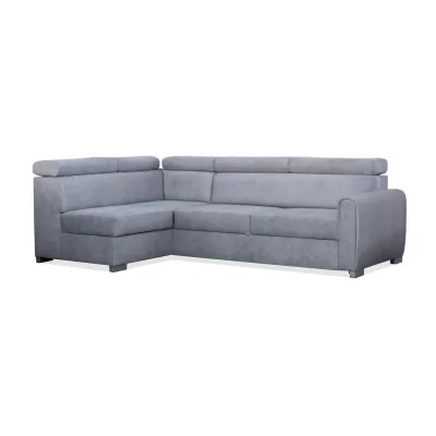 Bettso Ecksofa Grau 253x156 cm