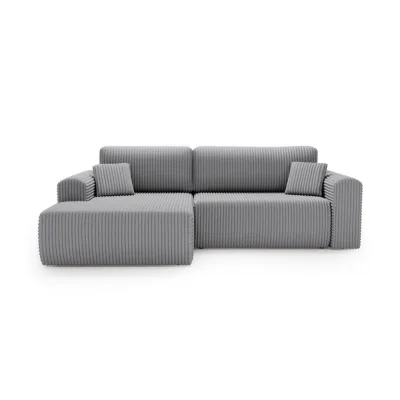 Bettso Ecksofa Hellgrau 257x177 cm