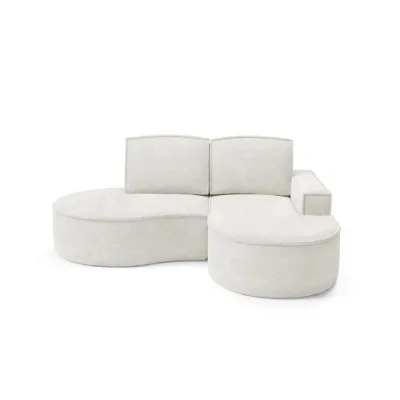 Bettso Ecksofa Weiß 210x157 cm