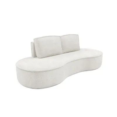 Bettso Sofa Weiß 234x88x101 cm