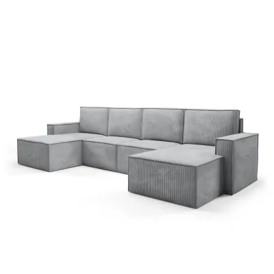 Bettso Wohnlandshaft Hellgrau 320x93x142 cm