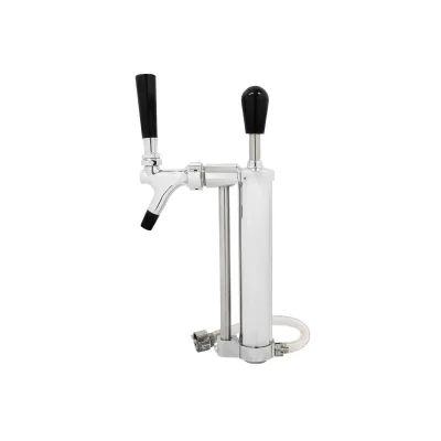 Bierpumpe, Picknickpumpe mit Zapfhahn, mit Kolbenschankhahn, 5/8" Co2-Abgang