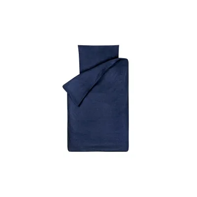 Bink Bettwäsche Bo uni jeansblau 135 x 200