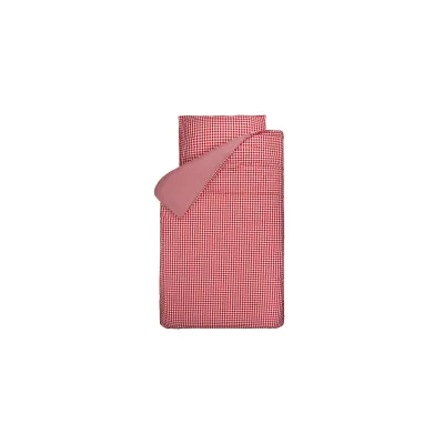 Bink Kinderbettwäsche BB Karo rot 100 x 135