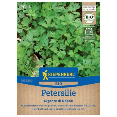 Bio-Gemüsesamen, Petersilie, grün