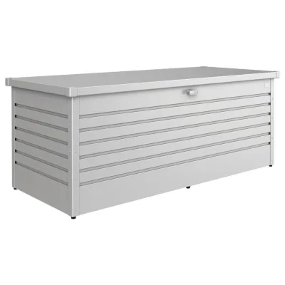 Biohort Kissenbox Silber 181x71x79 cm