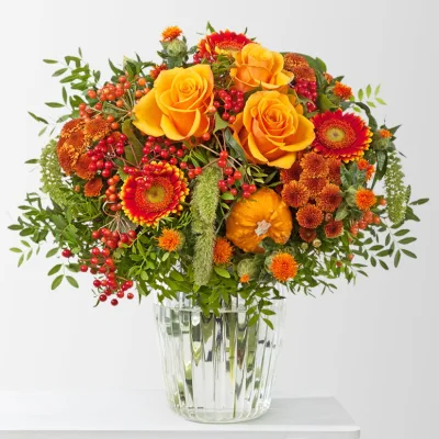 Blumenstrauß 'Glücksstrauß', handgebunden