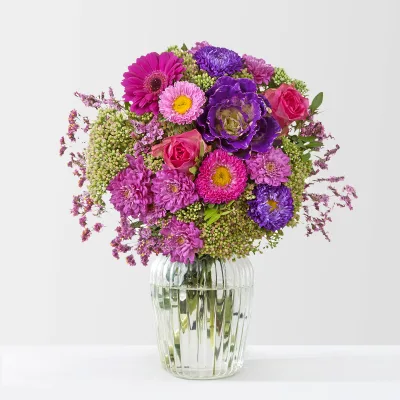Blumenstrauß 'Schöner Augenblick', handgebunden