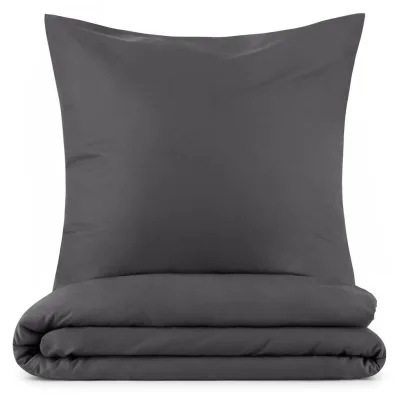 Blumtal Bettwäsche Anthrazit 200x220 cm