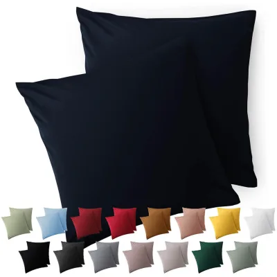 Blumtal Kissenbezug Dunkelblau 50x50 cm
