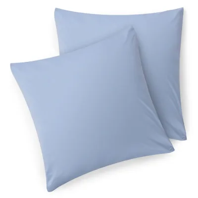 Blumtal Kissenbezug Hellblau 80x80 cm