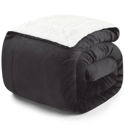 Blumtal Kuscheldecke Anthrazit 240x220 cm