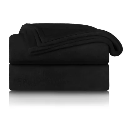 Blumtal Kuscheldecke Schwarz 220x240 cm