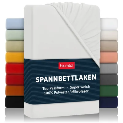 Blumtal Spannbettlaken Natur 90x200 cm