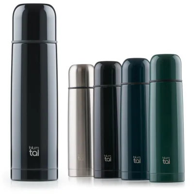 Blumtal Thermosflasche Schwarz