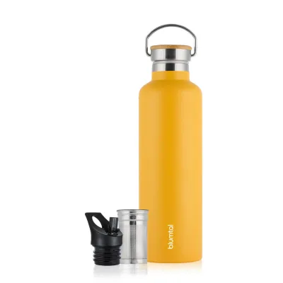 Blumtal Trinkflasche Gelb