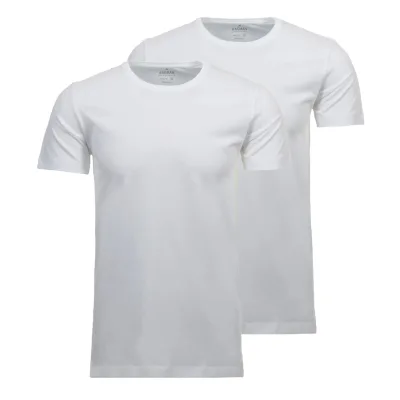 Body Fit Rundhals T-Shirt 2P Herren T-Shirt