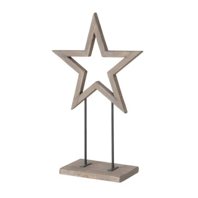 Boltze Home Dekostern Natur 19x71x46 cm